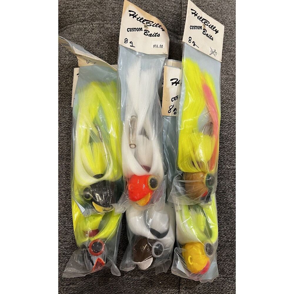 6 pack Striped Bass Parachute Heads -8 oz - Picture 8 of 8